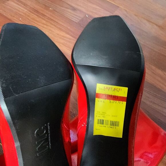 New INC International Concepts Keenah Red Over The Knee Boot 9 NWOB - Picture 12 of 16